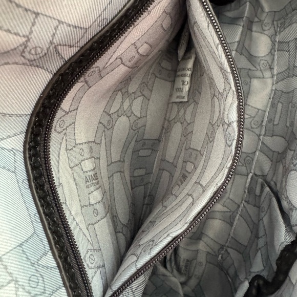 Aimee Kestenberg Genuine Leather Lizard Embossed Shoulder/Crossbody Bag Black - Picture 14 of 17